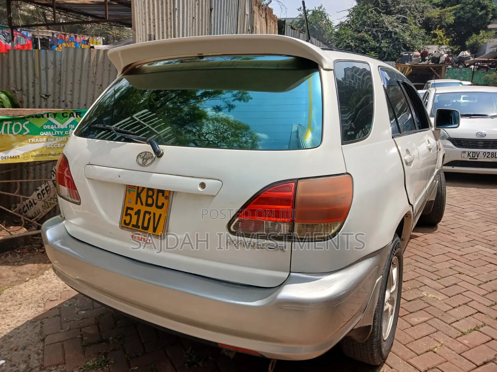 Toyota Harrier 2002 White