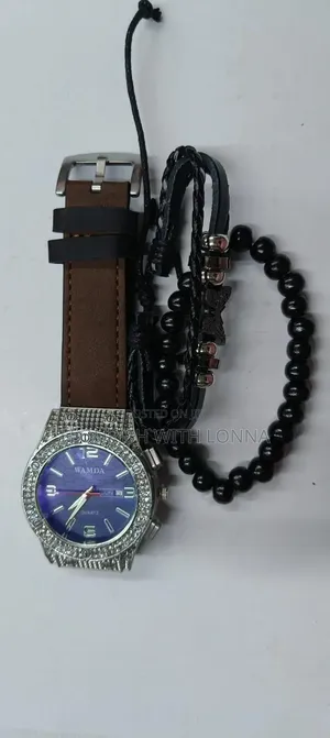 Men's Leather Watches With Bracelets