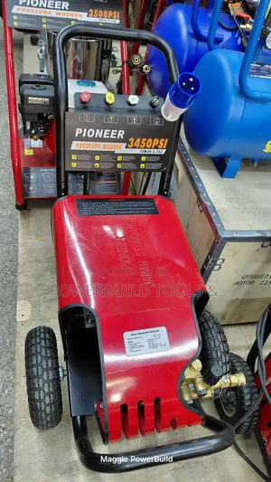 Pioneer 3450 Psi Commercial Electric High-Pressure Washer With 5hp