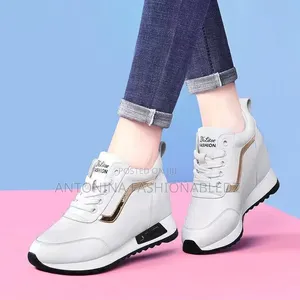Ladies Comfortable Wedge Sneakers 37-40