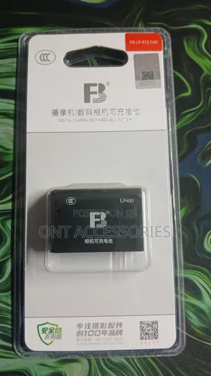 Fb Fb-Lp-E12 C60 Digital Camera Rechargeable Battery