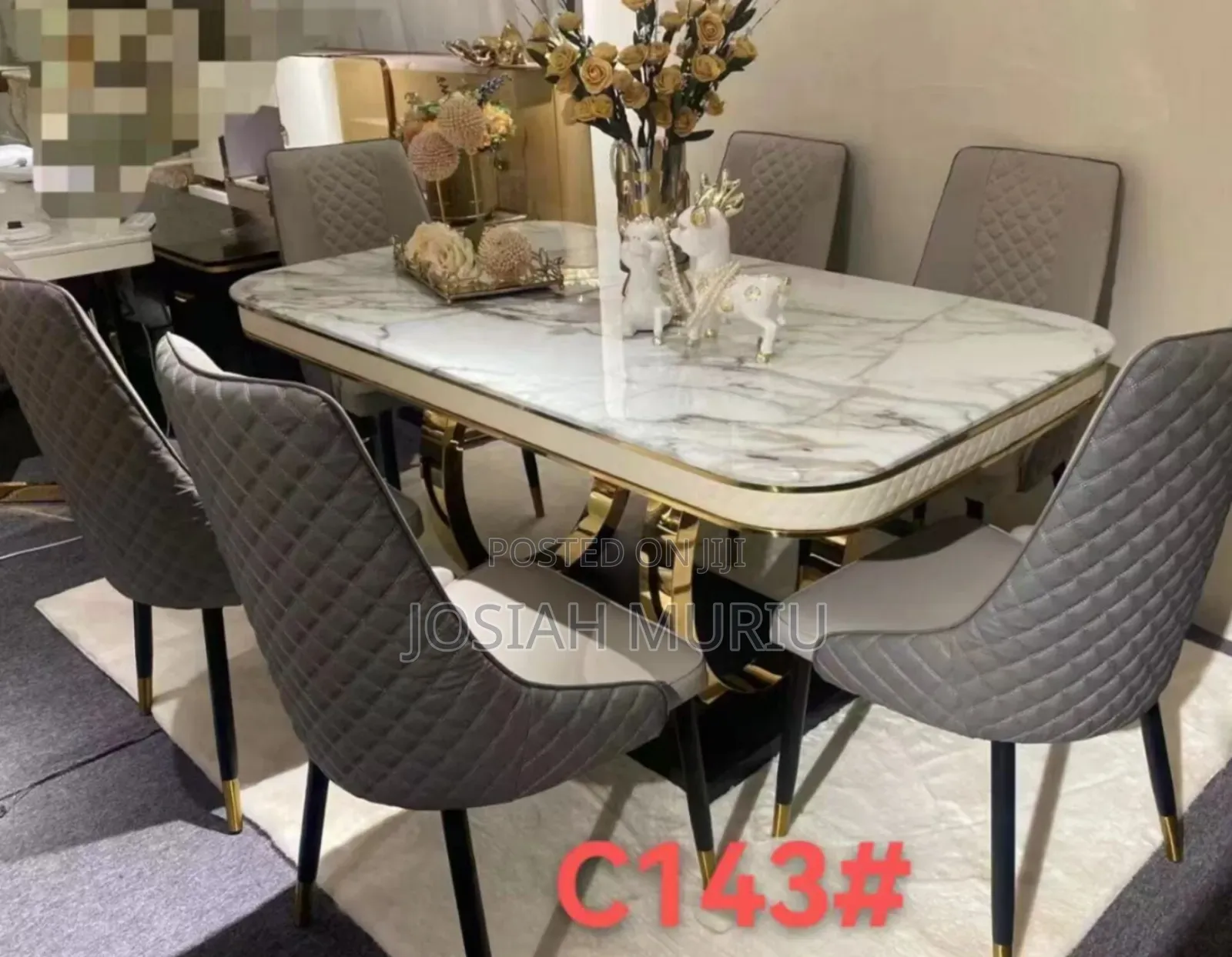 Executive 6 Sitter Modern Dining Table