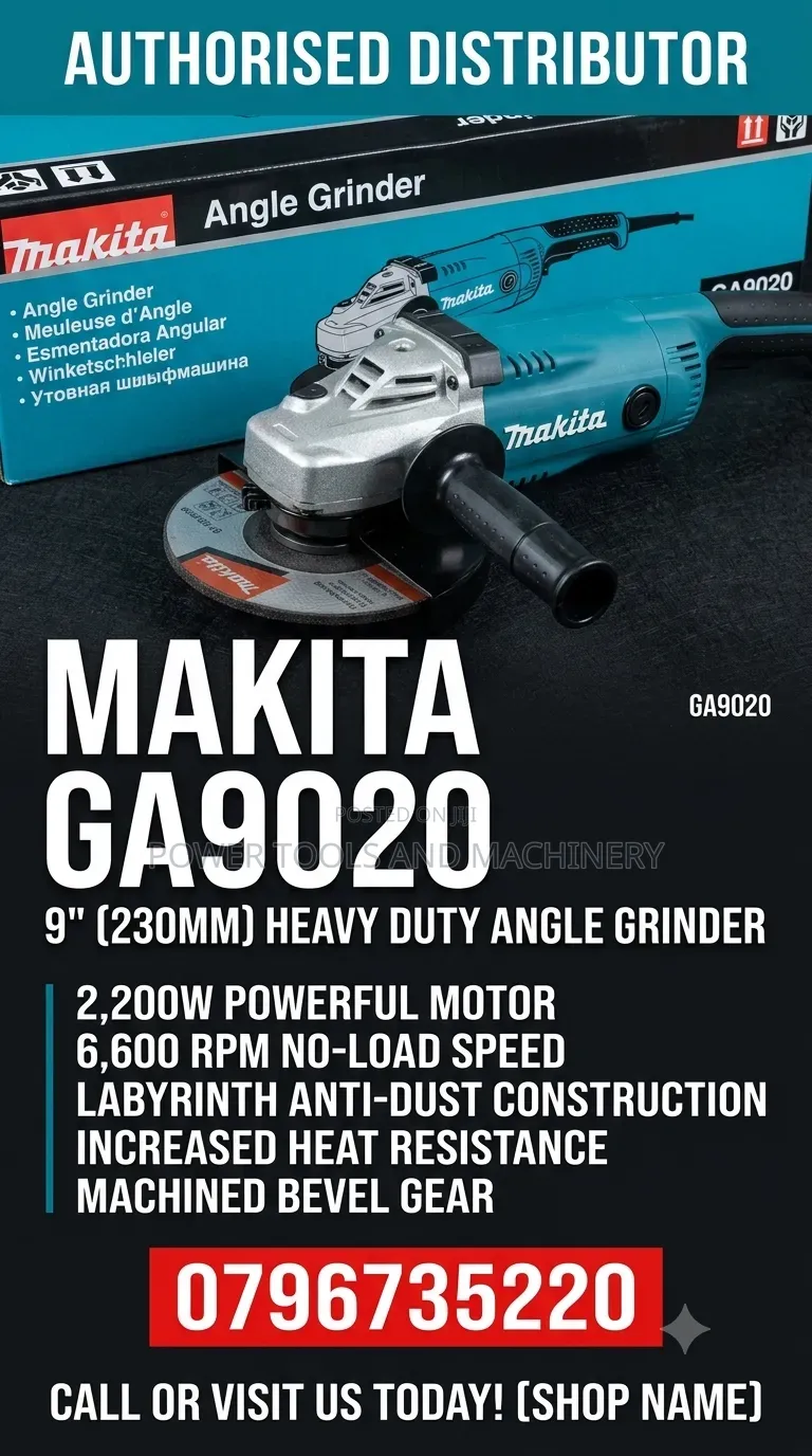 Makita Angle Grinder 9"