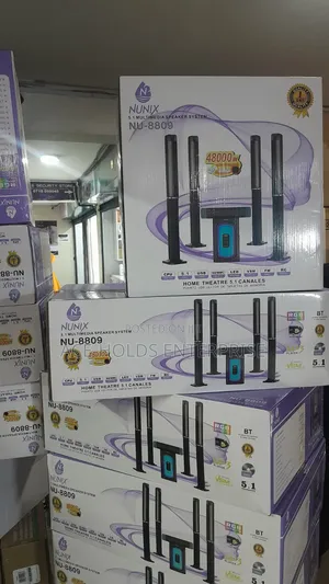 Nu-8809 - 5.1 Ch Nunix Multimedia Home-Theatre Speaker System (270w)