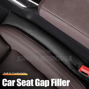 Car Seat Gap Filler Organizer Anti-Drop Padding Black