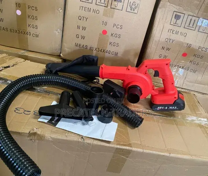 48v Cordless Rechargeable Leaf Blower Vacuum Cleaner