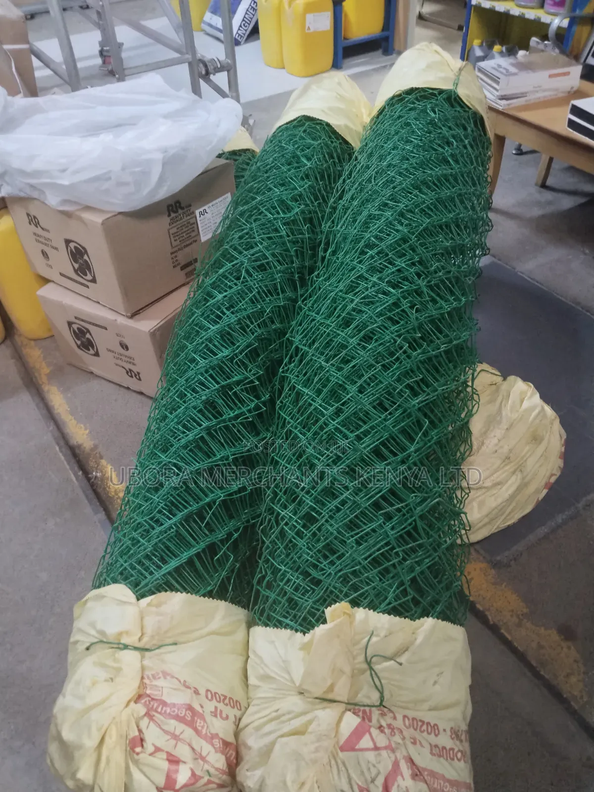 PVC Coated Chainlink Green - 14g, 7ft
