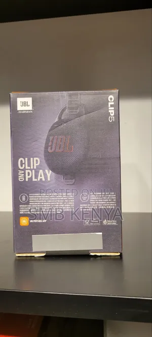 JBL Clip 5-7watts Portable Waterproof Speaker-Black