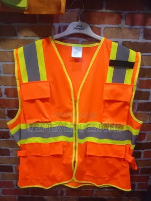 Heavy Orange Quality Reflector Jacket
