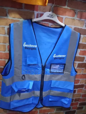 Cyan Blue Reflector Jacket