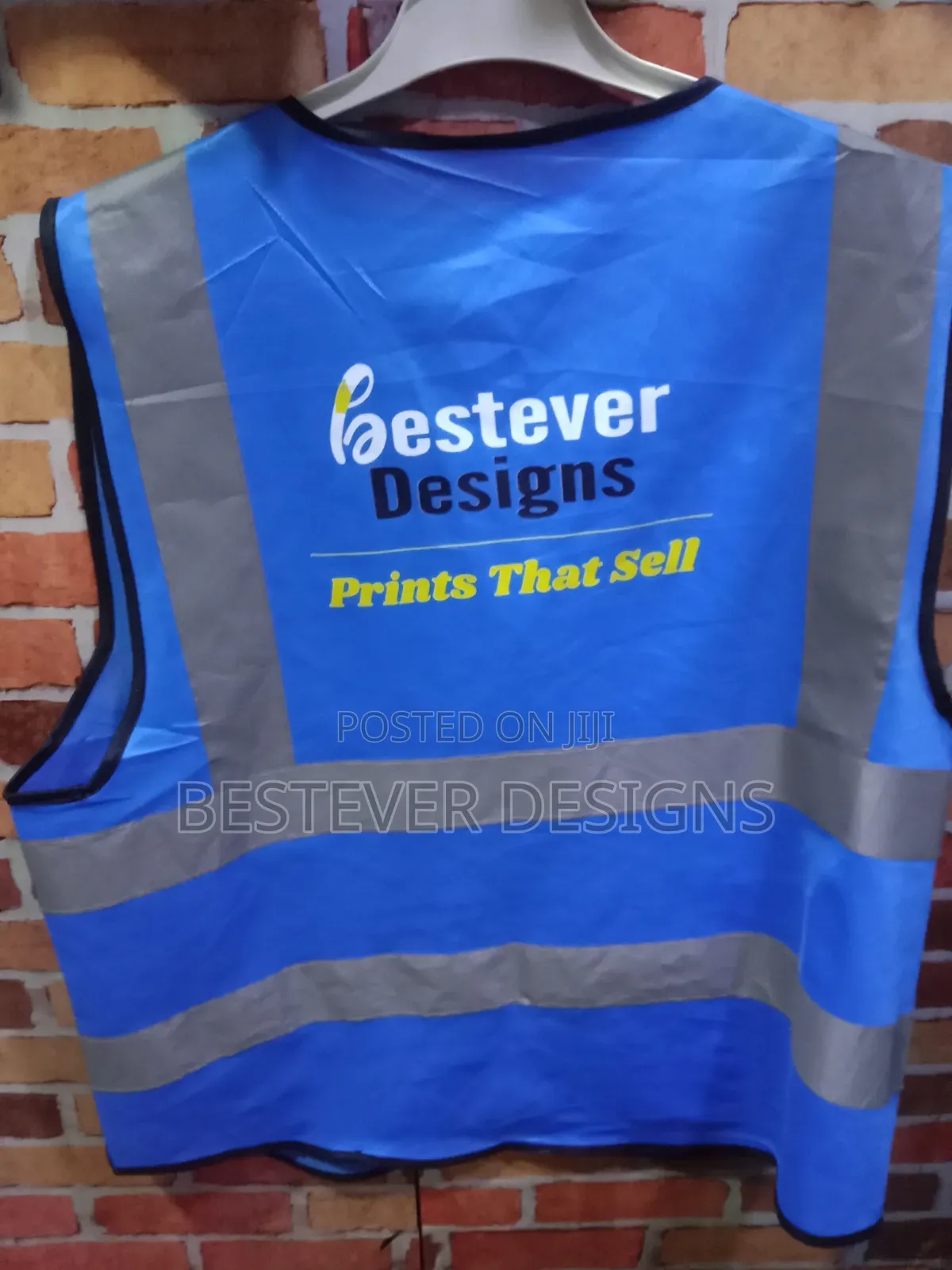 Cyan Blue Reflector Jacket