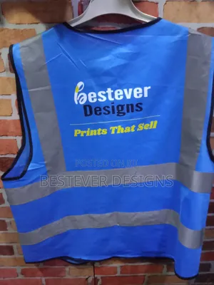 Cyan Blue Reflector Jacket