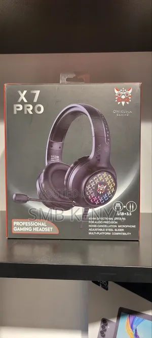 Onikuma X7 Pro RGB Wired Gaming Headset With Microphone (Black)