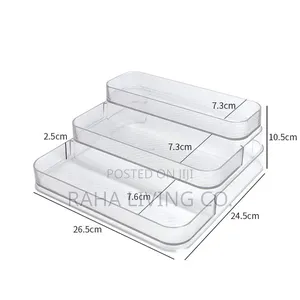 3-Tier Multipurpose Shelf – Cosmetic, Perfume Kitchen Organizer Rack