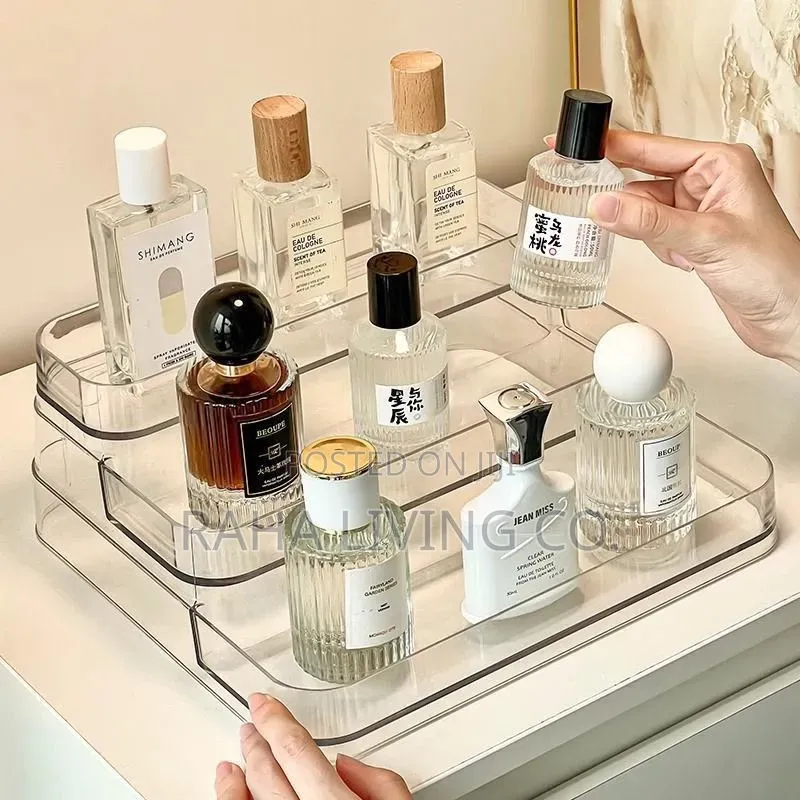3-Tier Multipurpose Shelf – Cosmetic, Perfume Kitchen Organizer Rack