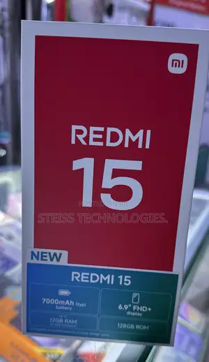 New Xiaomi Redmi 15 128 GB Black
