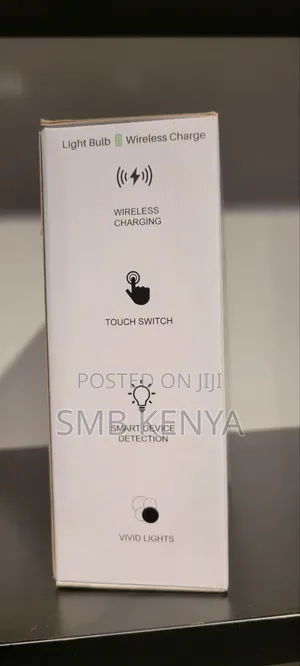 Stylish Led Lamp With Wireless Charging For Home And Office Use