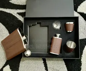 Brown Dual-Flask Gift Set