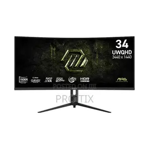 Gaming Monitor Msi Mag 34 Inch WQHD 200hz 342cqrf E20