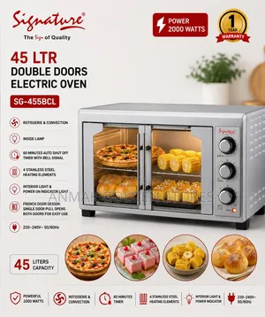 Signature 45 LTR Double Doors Electric Oven