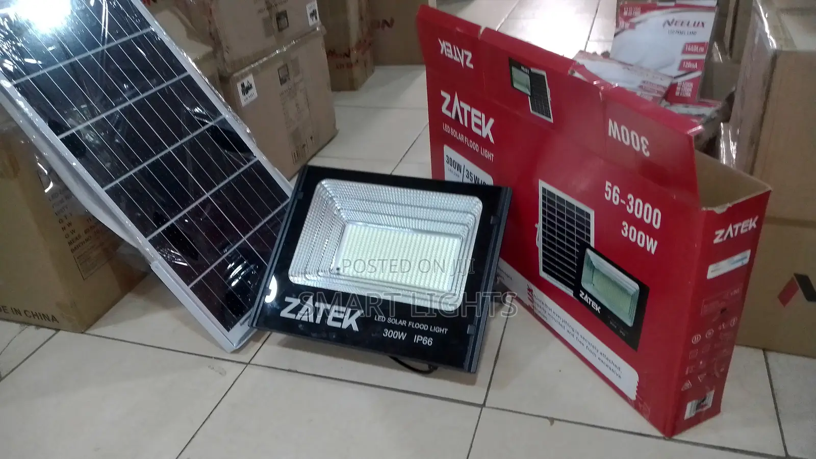 Zatek 300w Led Solar Flood Light
