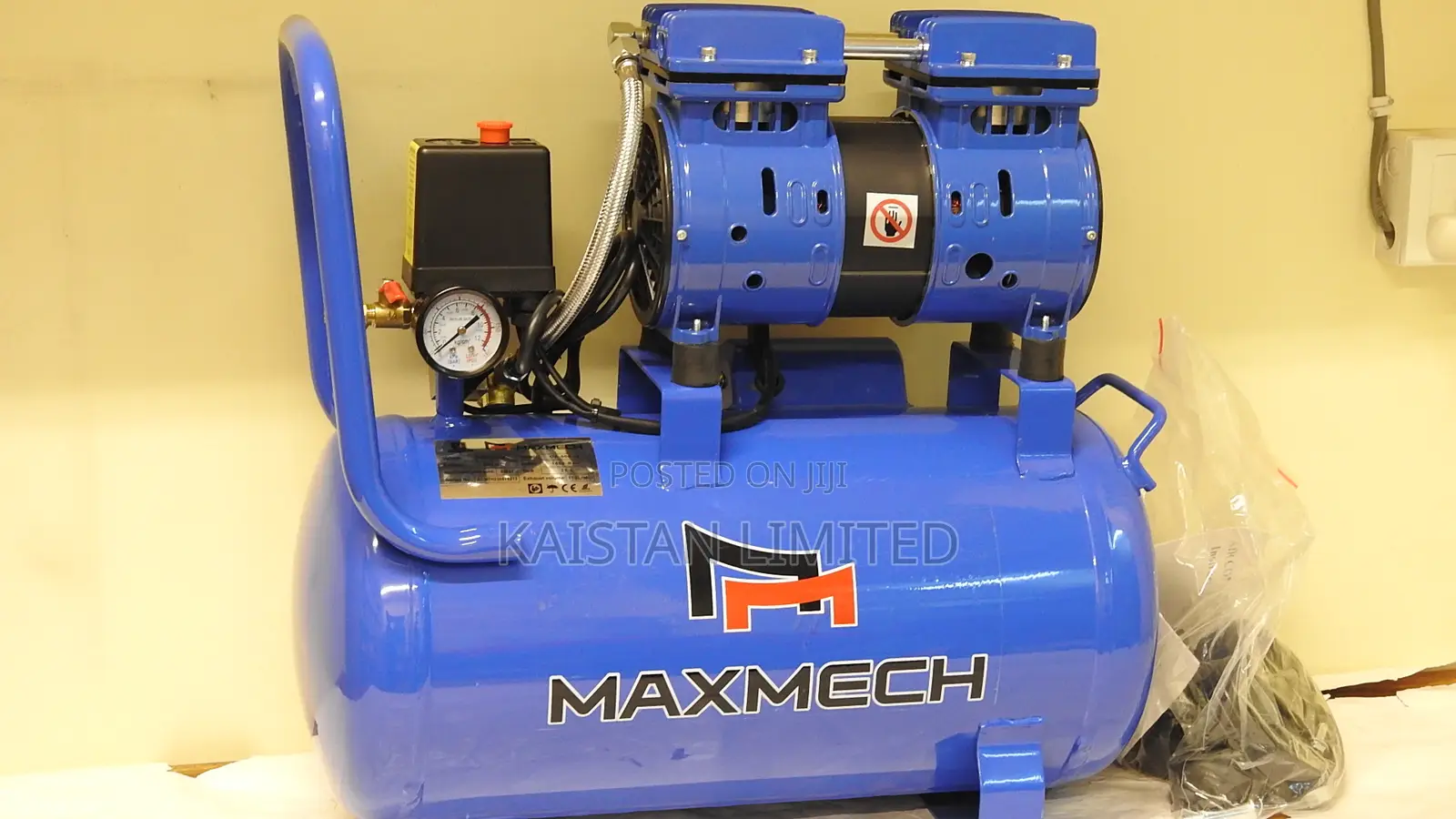 Maxmech 650w 25l Silent Compressor – Clean, Oil-Free Compressed Air