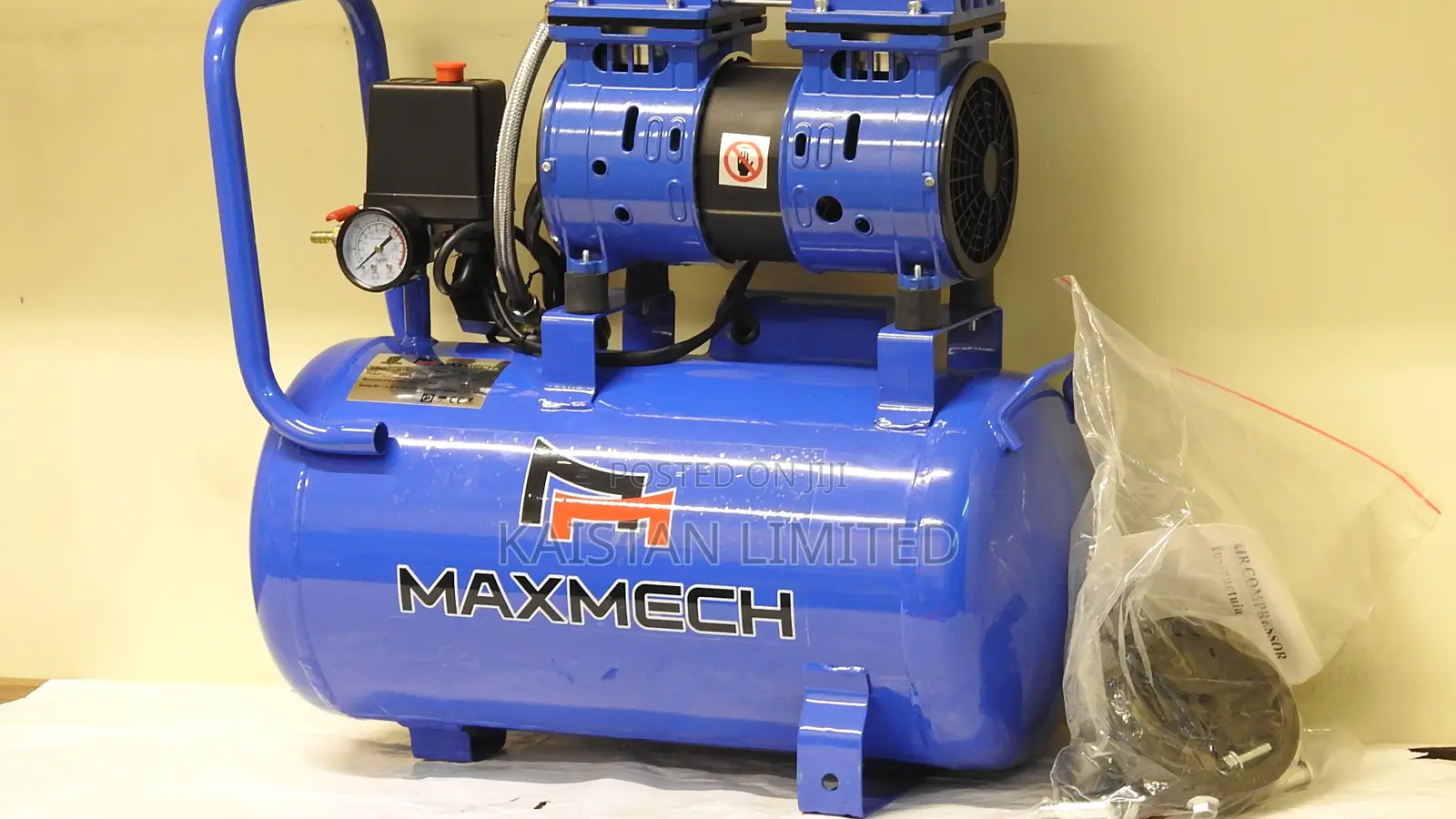 Maxmech 650w 25l Silent Compressor – Clean, Oil-Free Compressed Air
