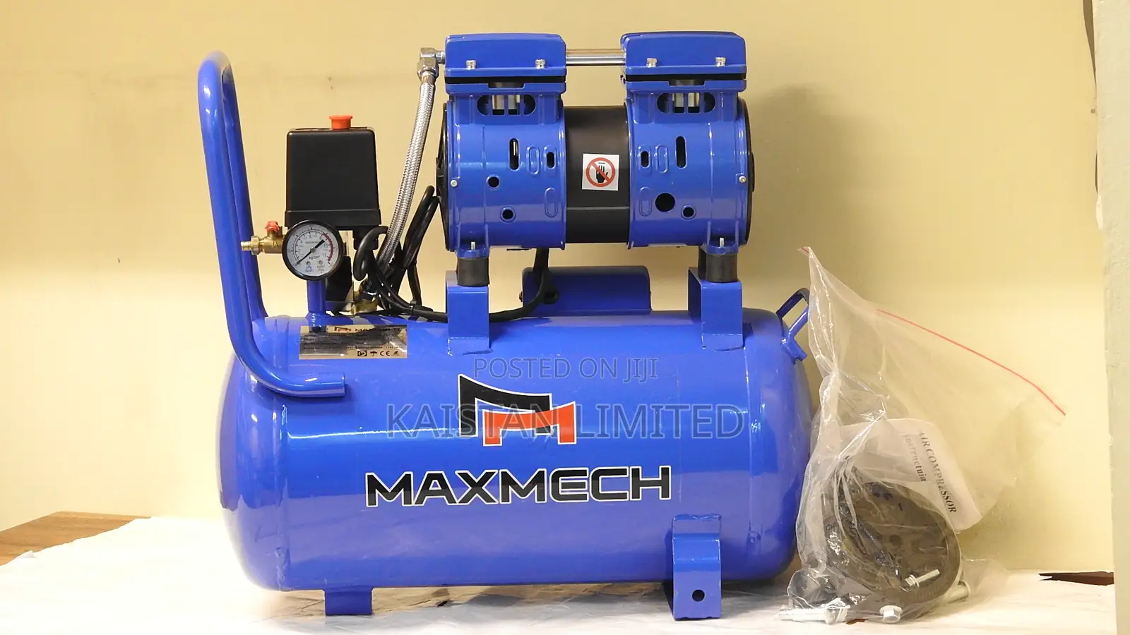 Maxmech 650w 25l Silent Compressor – Clean, Oil-Free Compressed Air
