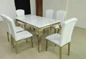 6 Sitter Executive Modern Advanced Marble Dinning Table