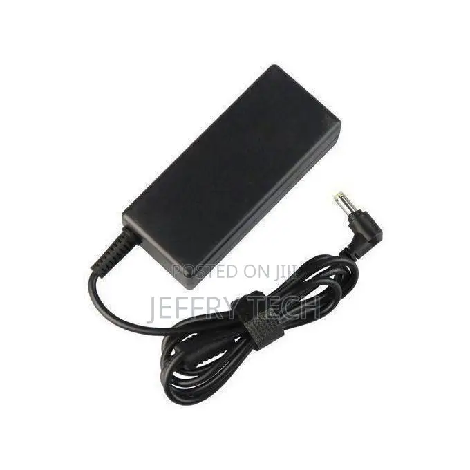 Acer Laptop Adapter Normal Pin Charger With Power Cable - Black