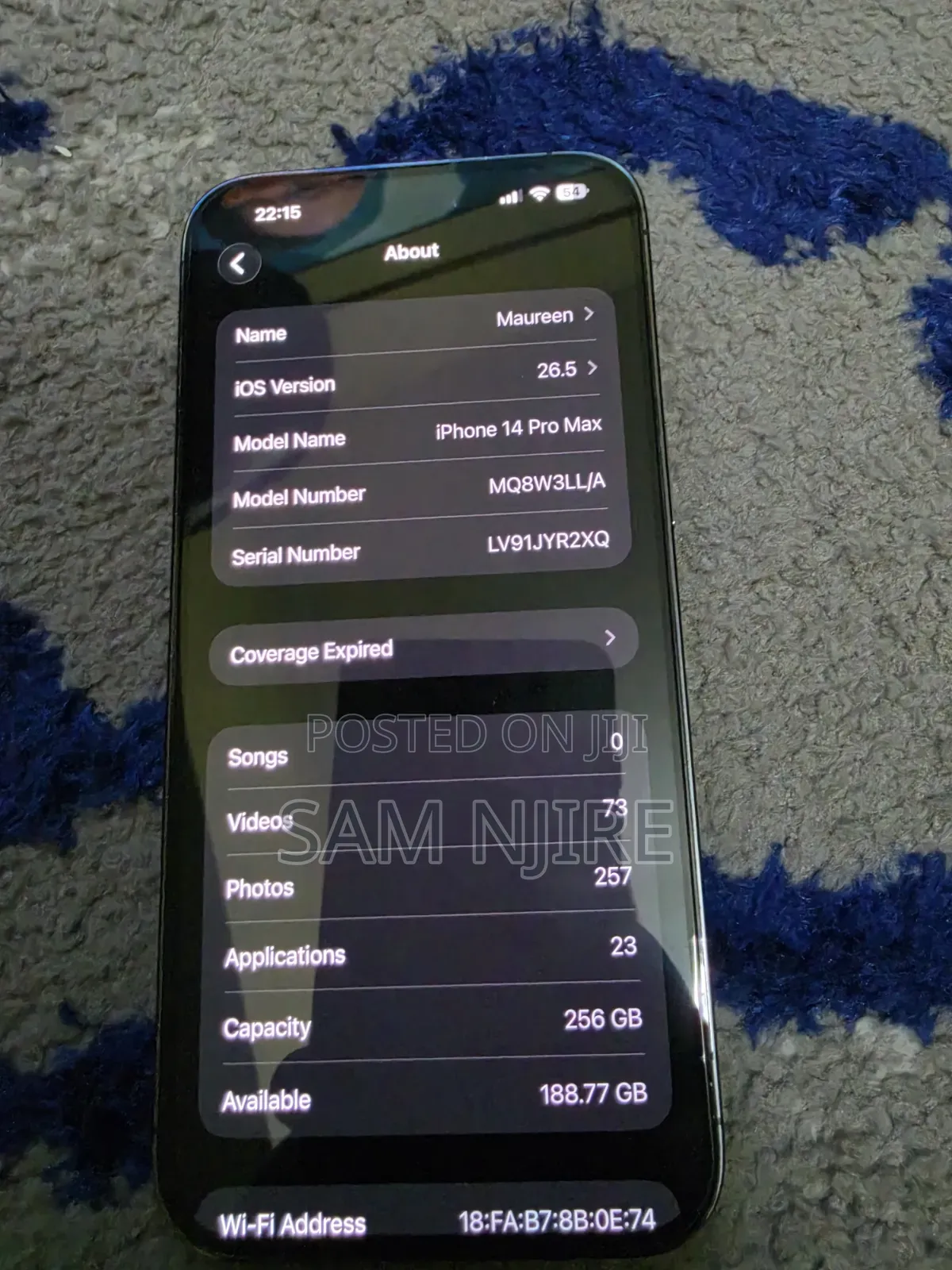 Apple iPhone 14 Pro Max 256 GB Purple