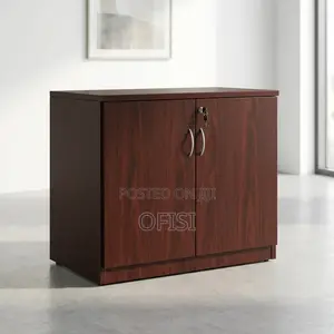 Office Cabinet; 2 Door Wooden Filing Cupboard