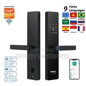 Smart Lock Tuya App Fingerprints Password Smart Door