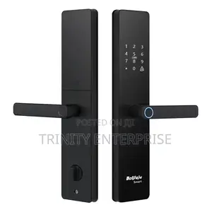 Smart Lock Black Electric Fingerprints Passwords Cards Digital Lock