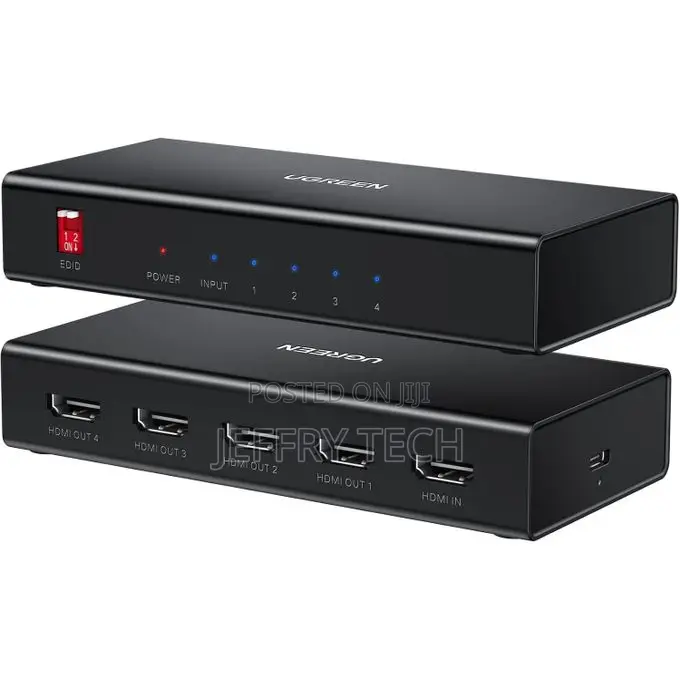 Ugreen Hdmi Splitter With One Input and Four Outputs