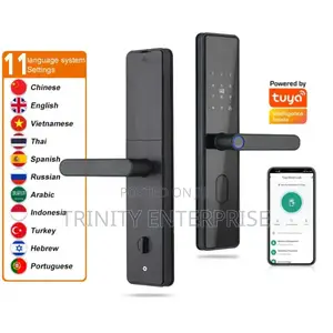 Smart Door Lock With Electronic Touchscreen Password Fingerprints