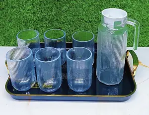 Water Sets 1.0 LTR Jug 6 PCS Glasses