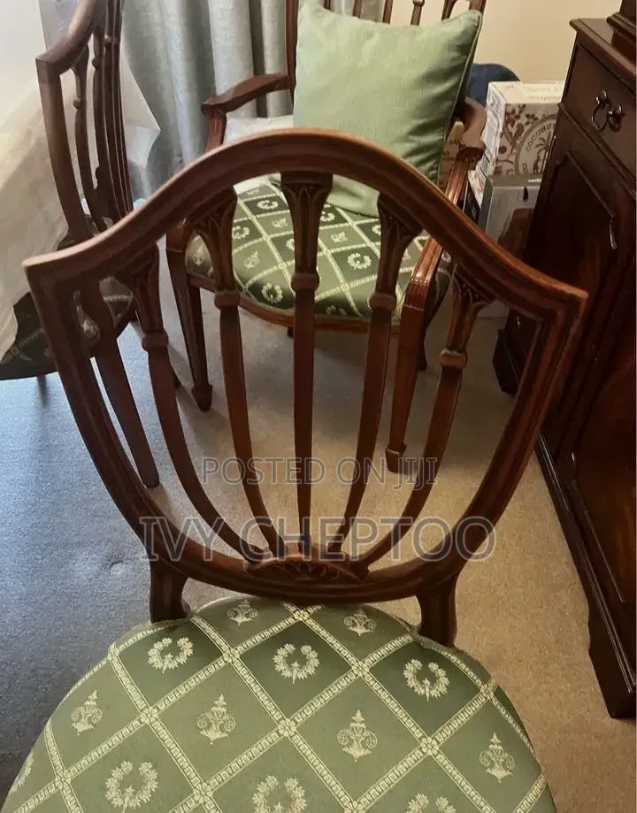 Hepplewhite Dining Room Set 1 Table 7 Chairs