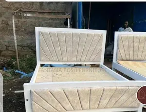 White/Grey/Cream Mocket Beds 5 by 6 + Free Delivery