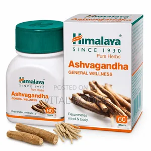 Himalaya Ashvagandha – 60 Tablets (Stress Relief Energy Booster)
