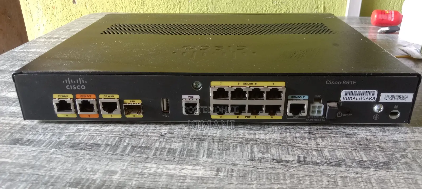 Cisco 800 Series Model 891f