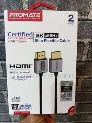 Promate Hdmi to Hdmi Slim Cable With 48gbps 2.1v 1.5m