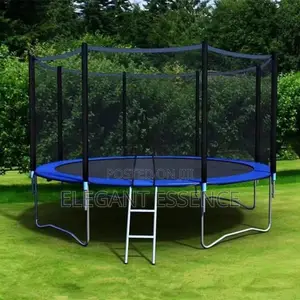 12ft Heavy Duty Trampoline With Ladder and Safety Net