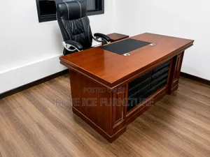 Office Desk -Heavy Duty Mahogany
