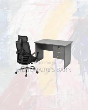Practical Desk High-Back Ergonomic Mesh Chair for Work Organisation