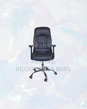 Practical Executive Leather Office Chair High Back for Desk Use