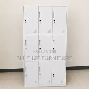 Heavy Duty 9 Door Storing Cabinet With Door Locks