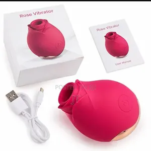 Rechargeable Rose Suction Vibrator – Silicone