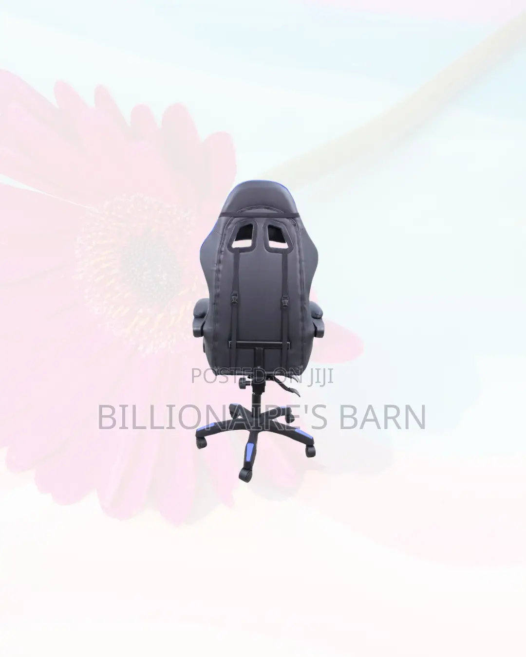Practical Blue Racing Gaming Chair Ergonomic Support for Gaming Use
