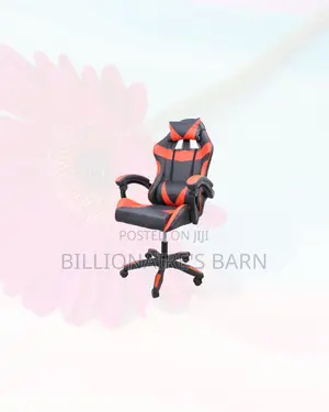 Practical Red Racing Gaming Chair Ergonomic Support for Gaming Use
